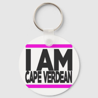 i am cape Verdean Key Ring