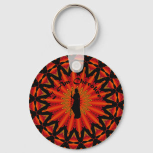 I am Cherokee Key Ring