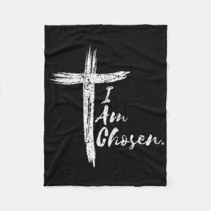 I Am Chosen By Christian 2025 Fleece Blanket
