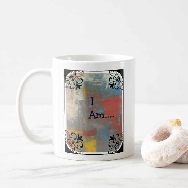 I "Am" Coffee Mug (With Donut)