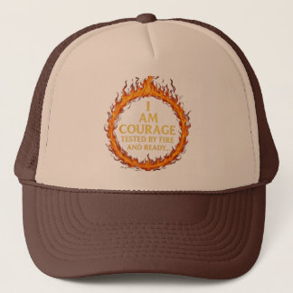 I AM COURAGE TRUCKER HAT