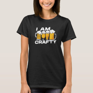 I Am Crafty Brewing Homebrewing Brewery Craftbeer T-Shirt