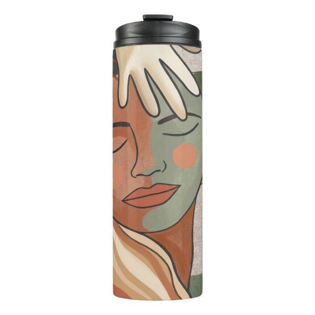 I AM CREATED - Blessed Hand Thermal Tumbler (Front)