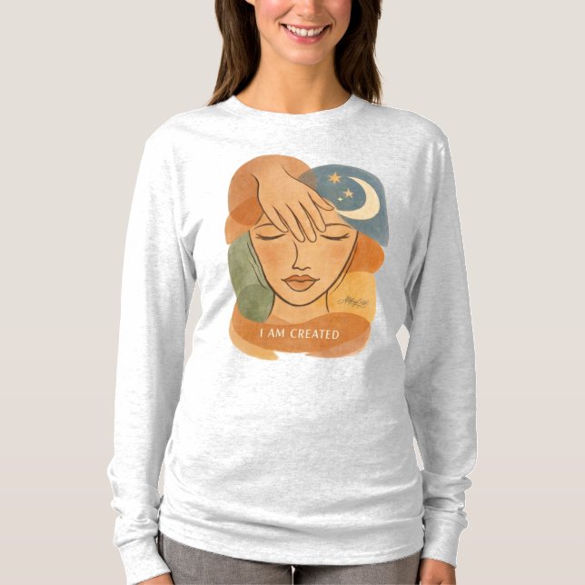 I Am Created - Creator's Hand T-Shirt (Front)