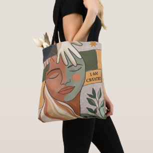 I AM CREATED -Hand of Grace Tote Bag