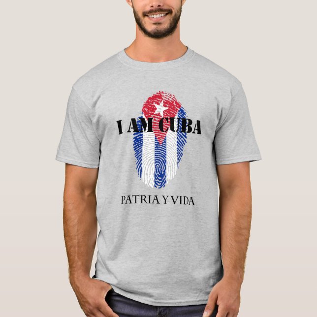 I Am Cuba Patria Y Vida Homeland And Life Light T-Shirt (Front)