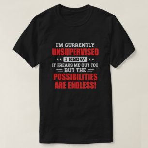 I Am Currently Unsupervised T-Shirt