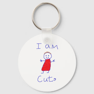 I Am Cute Key Ring