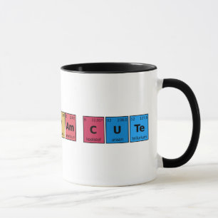 I am Cute Periodic Table Mug