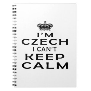 I am Czech I can't keep calm Notebook