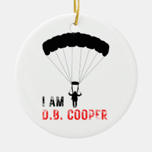 I AM D.B. Cooper Ceramic Ornament