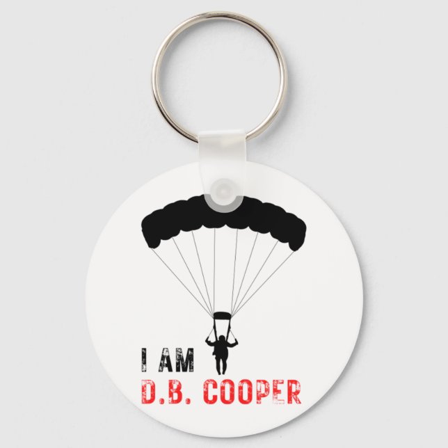 I AM D.B. Cooper  Key Ring (Front)