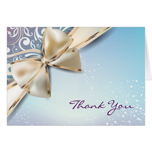 I AM DEVINE Bat Mitzvah Thank You Card (Front Horizontal)