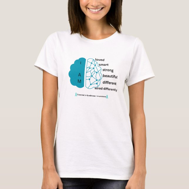 I am different tourette's syndrome women's tshirts (Front)
