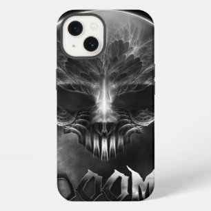 I Am Doom Fractal Skull iPhone Case