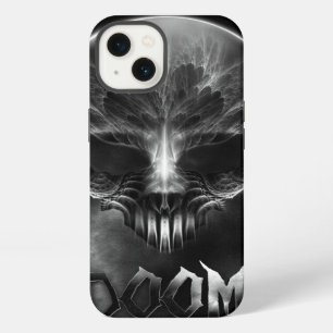 I Am Doom Fractal Skull iPhone Case