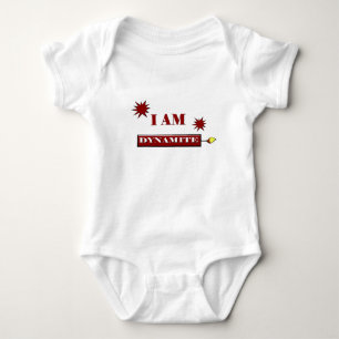 "I am dynamite" Baby Bodysuit