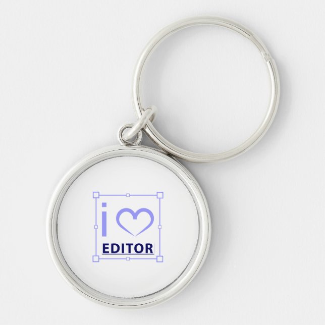 I am editor key ring (Front)