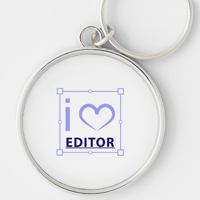 I am editor key ring (Front)