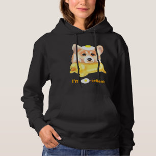 I Am Egg Cellent Excellent Corgi Hoodie