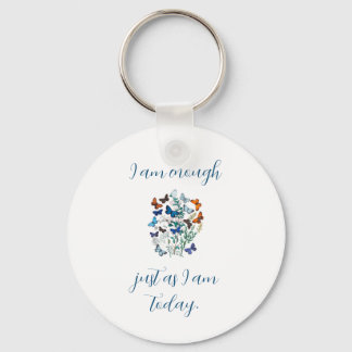 "I Am Enough" Affirmation Key Ring