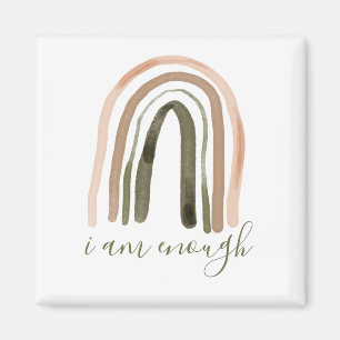 I Am Enough Inspiring Affirmation Magnet