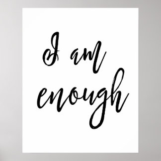 I Am Enough Poster