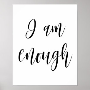I Am Enough Poster