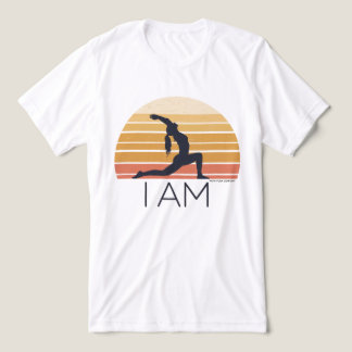 I AM FAITH YOGA CLOTHING SUN LOGO Tri-Blend SHIRT