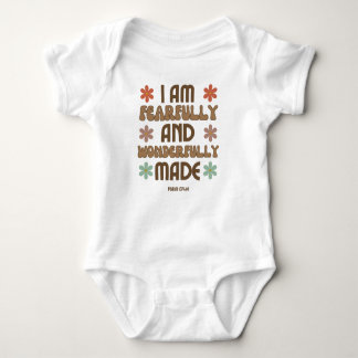 I Am Fearfully And Wonderfully Made Baby Bodysuit