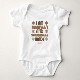 I Am Fearfully And Wonderfully Made Baby Bodysuit