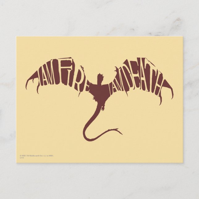 I Am Fire I Am Death - Graphic Postcard (Front)