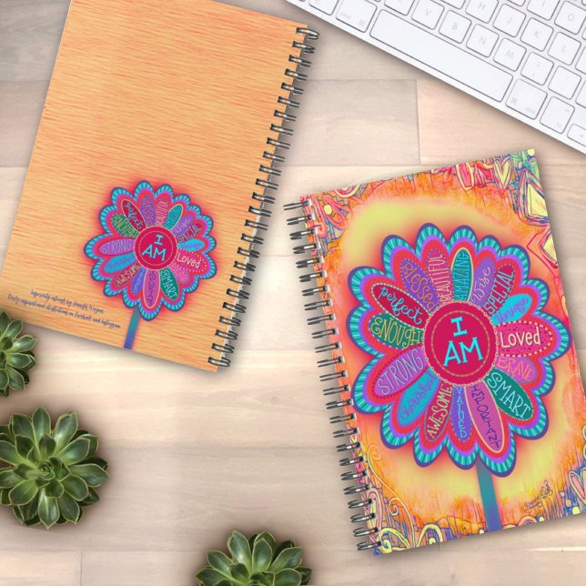 I AM Floral Inspirational Colourful Girly Planner (Creator Uploaded)