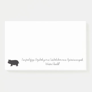 I am fond of pigs post-it notes