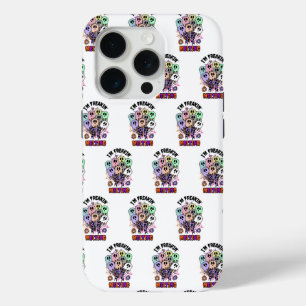 I am freakin' melting Halloween Ice cream Ghosts  iPhone 15 Pro Case