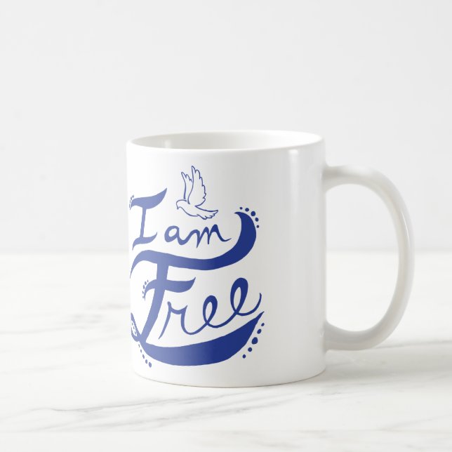 "I Am Free" Mug (Right)