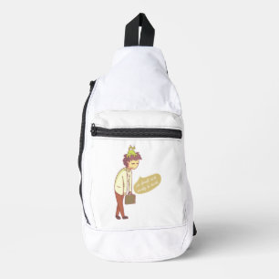 i am fresh and i am ready to work sling bag