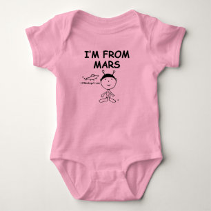 I Am From Mars Baby Bodysuit