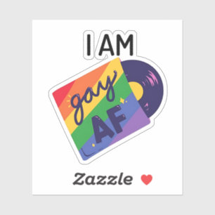 I Am Gay AF Funny LGBT Pride Month