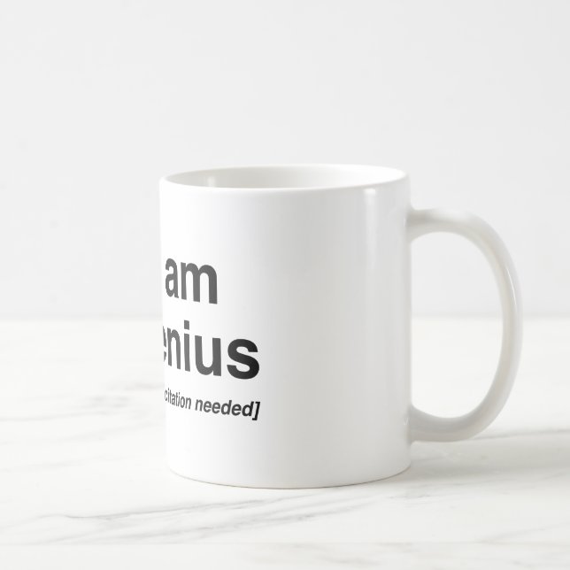 I Am Genius Coffee Mug (Right)
