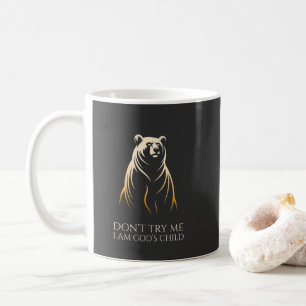 I Am God’s Child Bear Graphic Coffee Mug