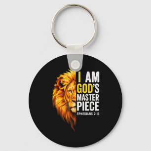 I Am God`s Masterpiece Christian Ephesians 2_20 Key Ring