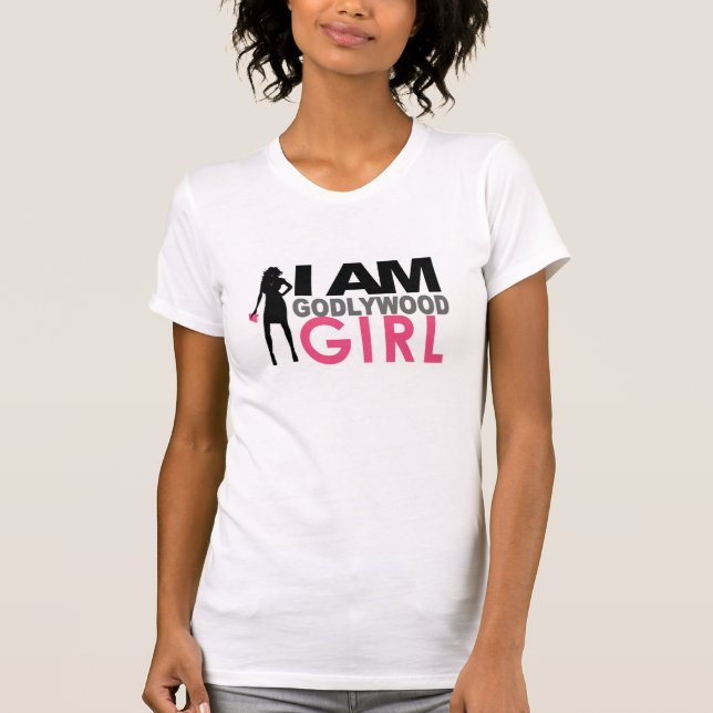 I am Godlywood Girl - American Tee (Front)