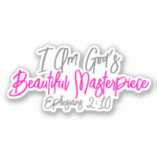 I Am God's Beautiful Masterpiece Christian