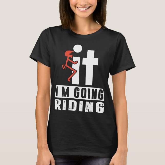 i am going riding_pepe t shirts (Front)