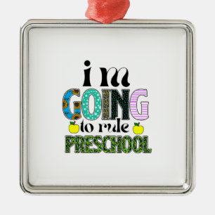 I Am Going To Rule Preschool Metal Ornament