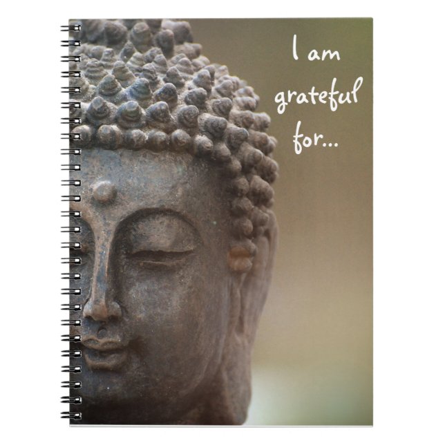 I am grateful for... Gratitude Journal w/ Buddha (Front)