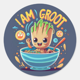 I am Groot Classic Round Sticker