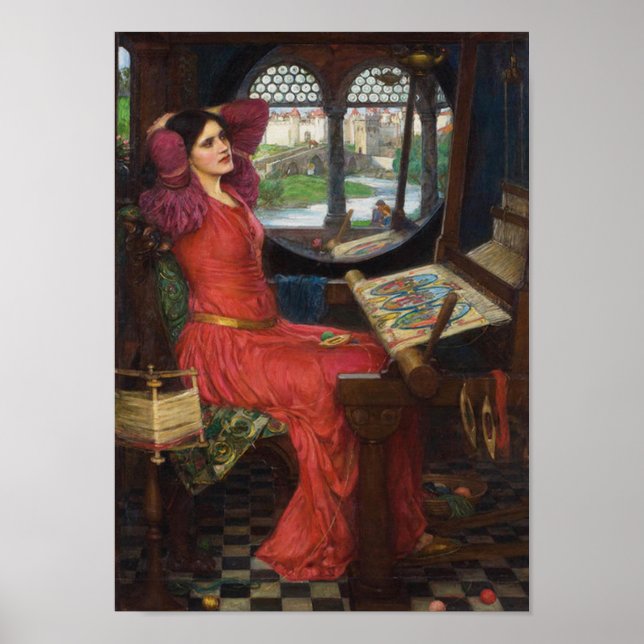 I Am Half-Sick of Shadows, Said the Lady of Shalot Poster (Front)