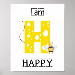 I am happy poster